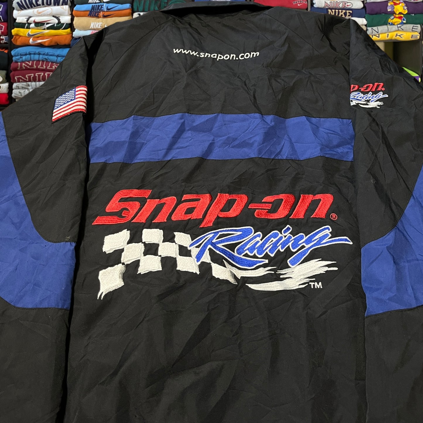 Snap on puffer jacket