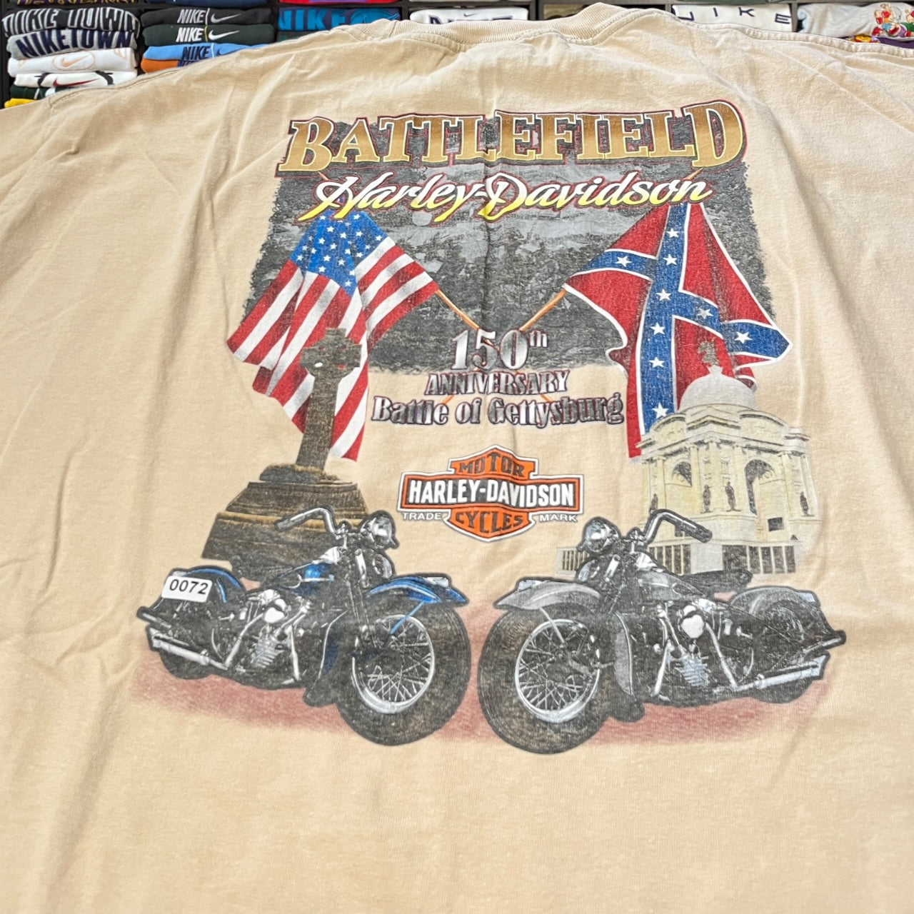 Vtg y2k Harley style motorcycle shirt