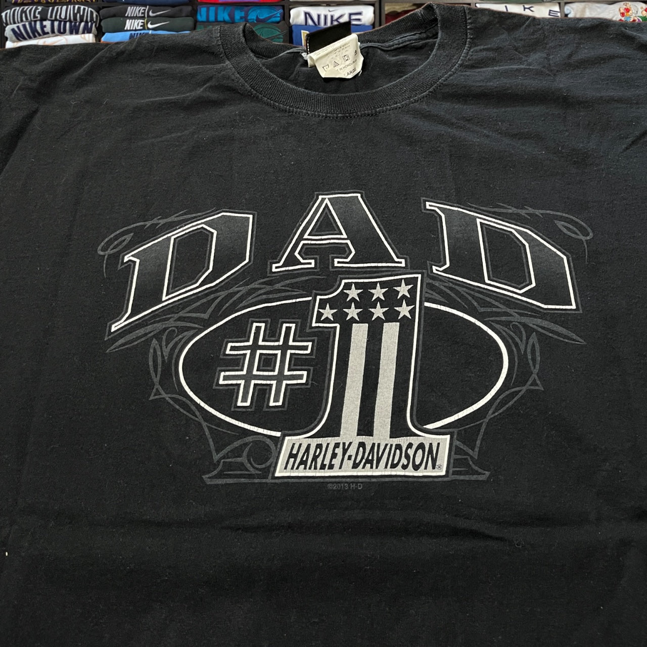 Vtg y2k Harley style motorcycle shirt