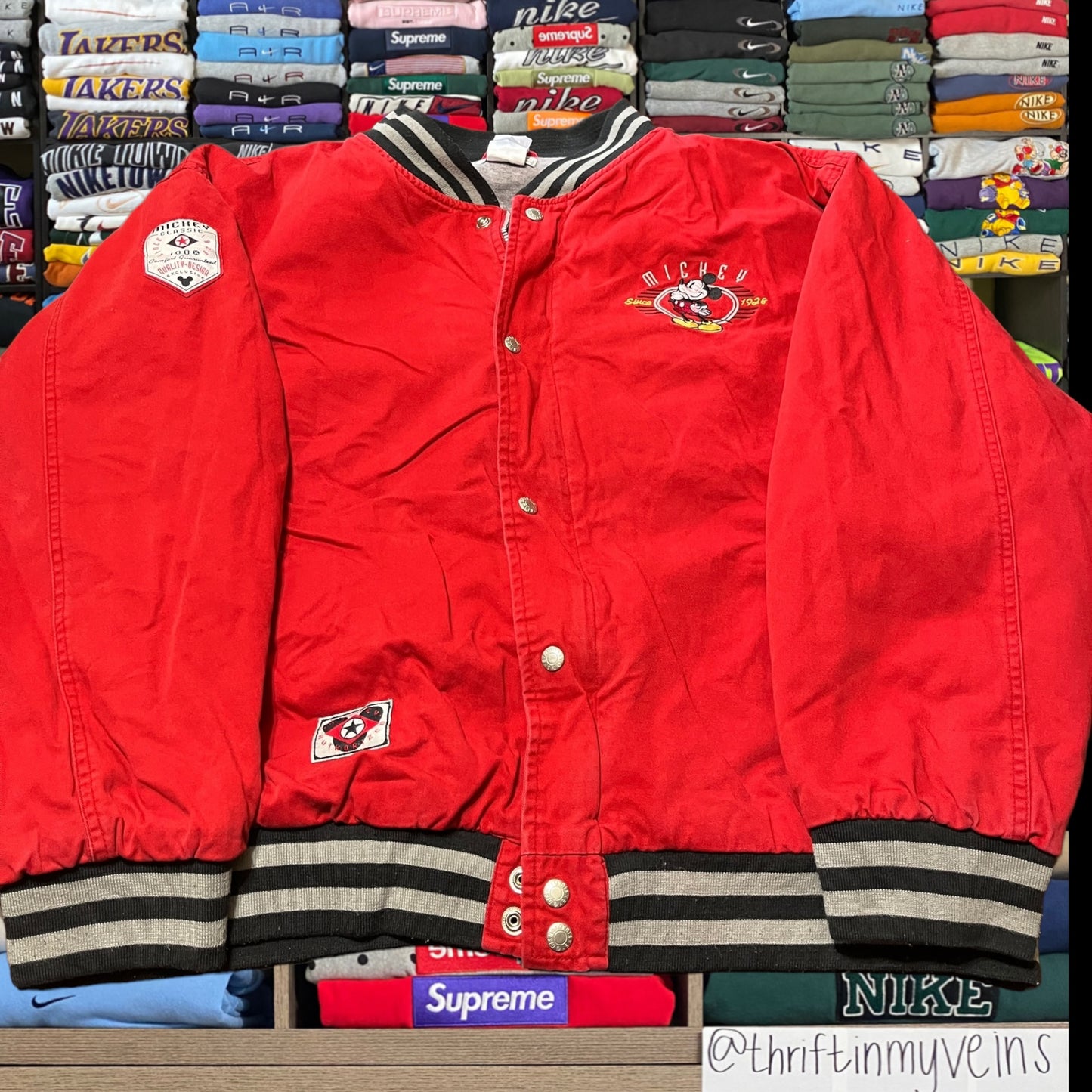 90s Mickey Mouse varsity jacket (xlarge)