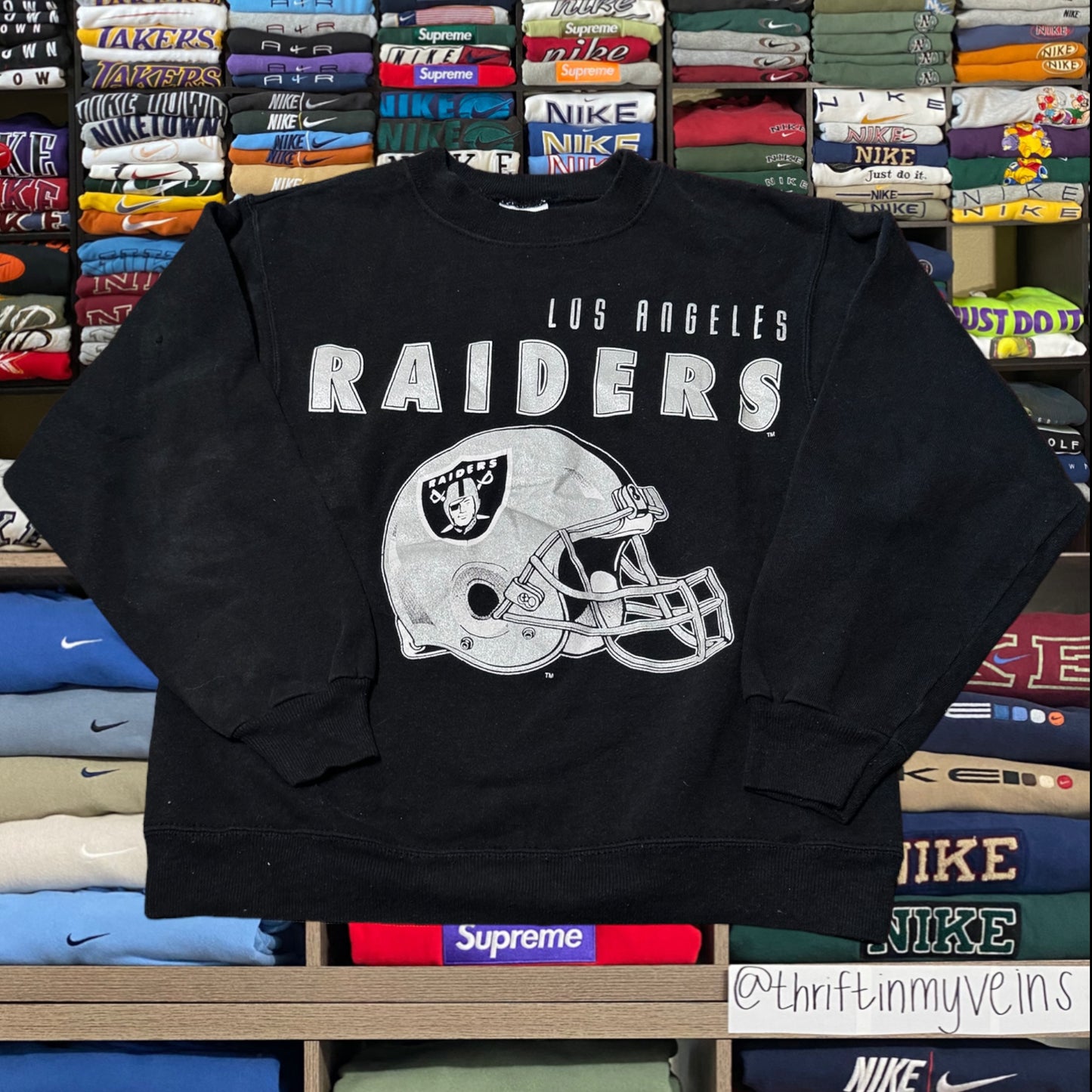 Vintage 1993 LA raiders nfl football sweater