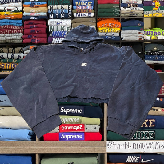 Y2K Nike spelled out center logo hoodie