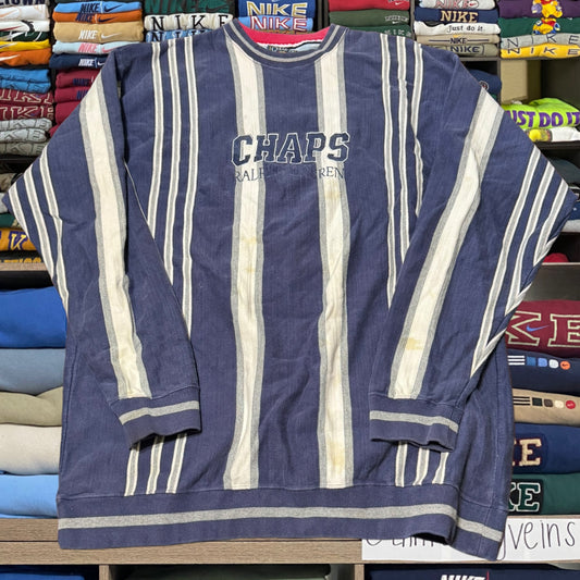 90s chaps Ralph Lauren stripe sweater