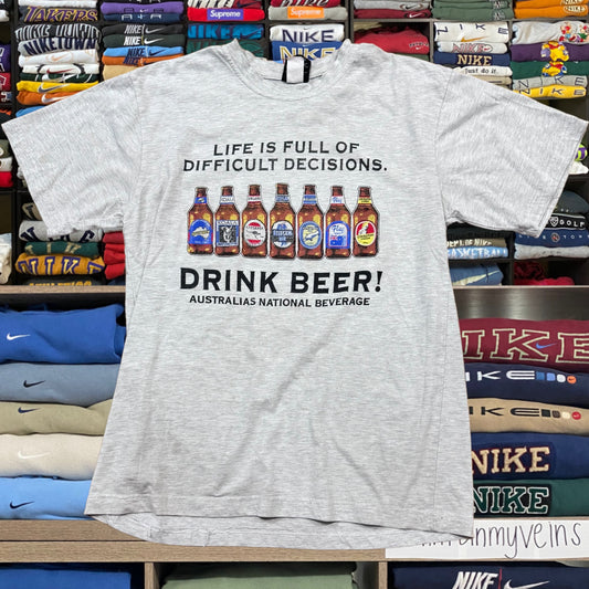 90s beer graphic shirt