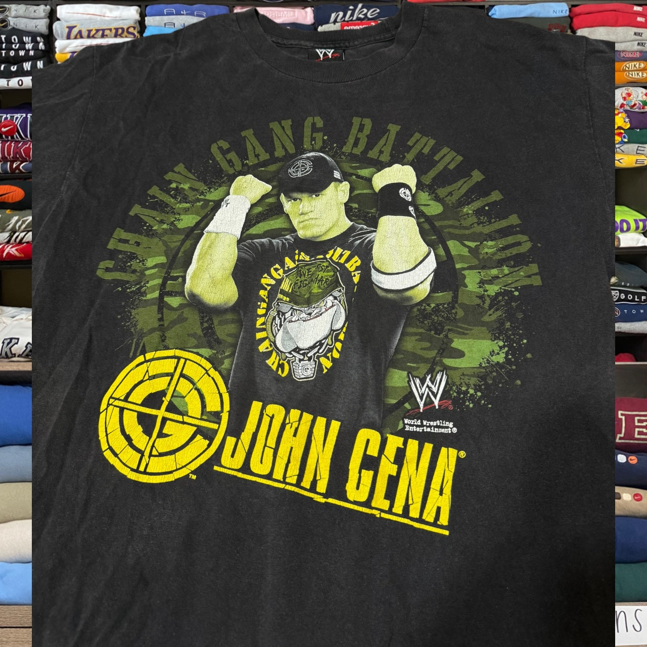 Vtg John cena black shirt