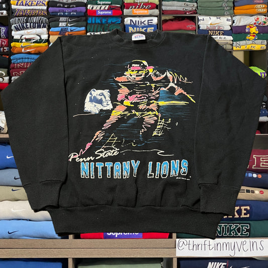 90s penn state university sweater