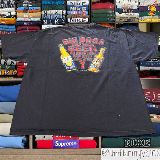 y2k corona extra big dog shirt (xlarge)