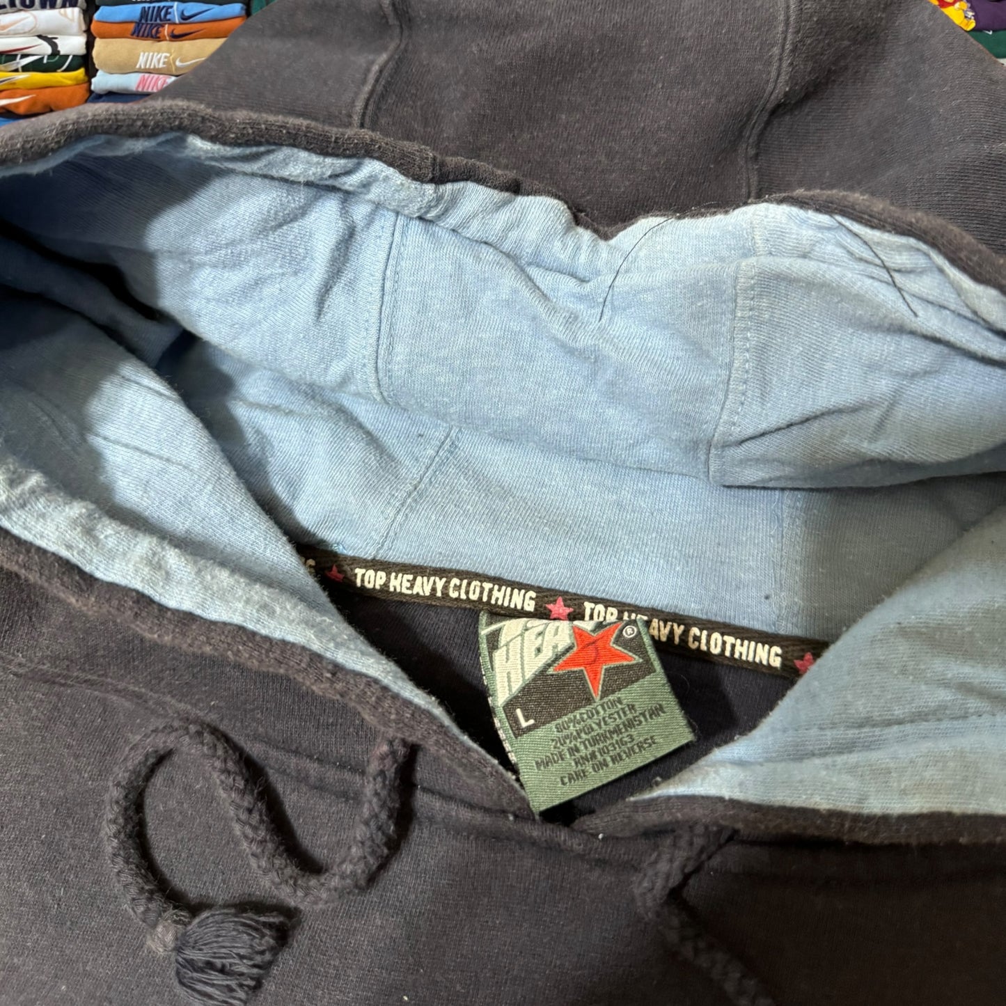 Y2K skater hoodie top heavy