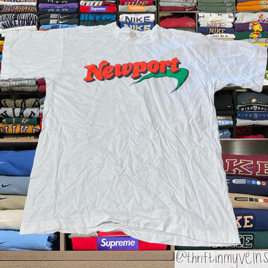 90s newport cigarettes promo shirt