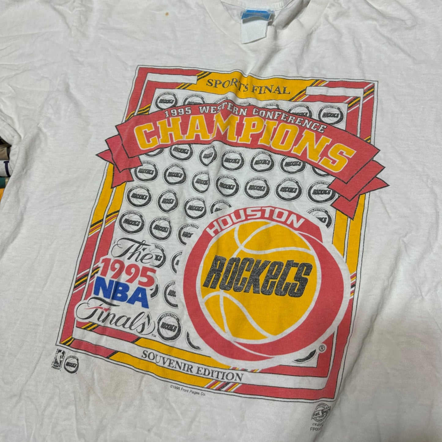1995 Houston rockets nba shirt ( xlarge )