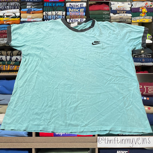 Y2K Nike Tiffany blue shirt