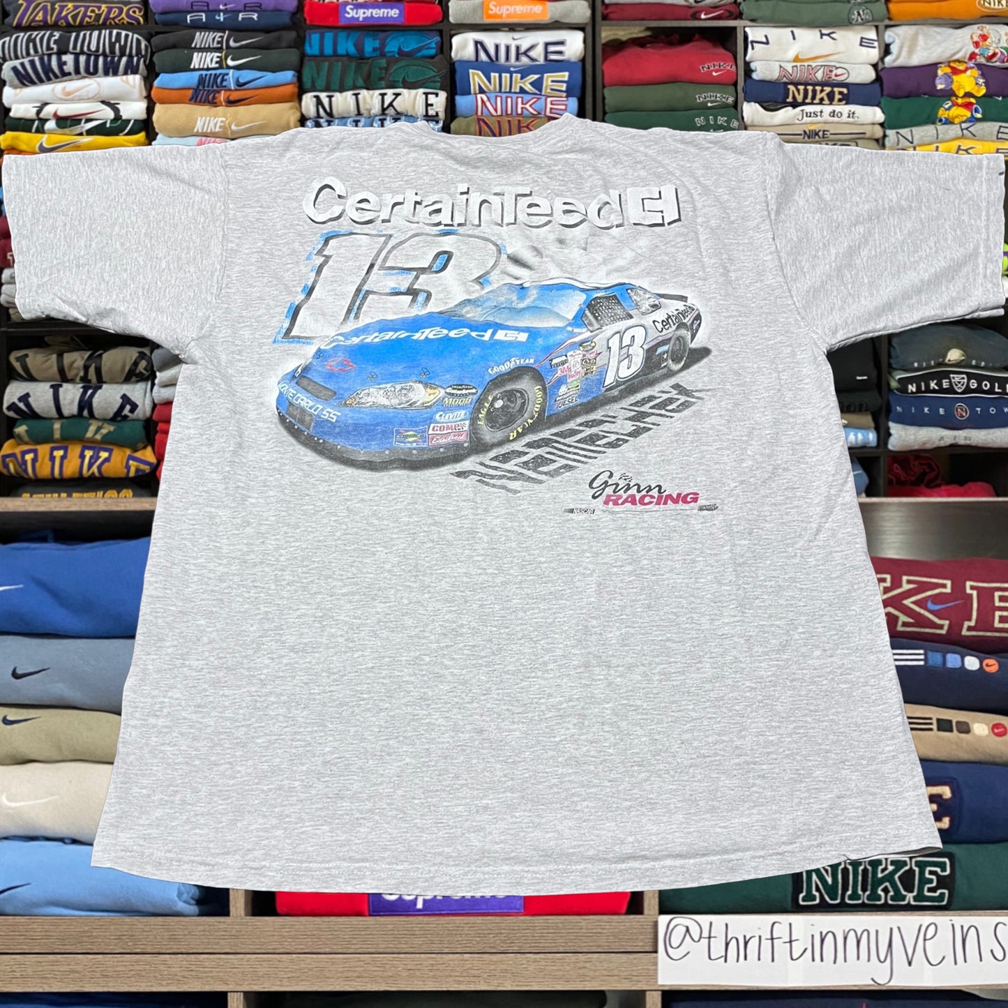 vintage 90s nascar graphic shirt