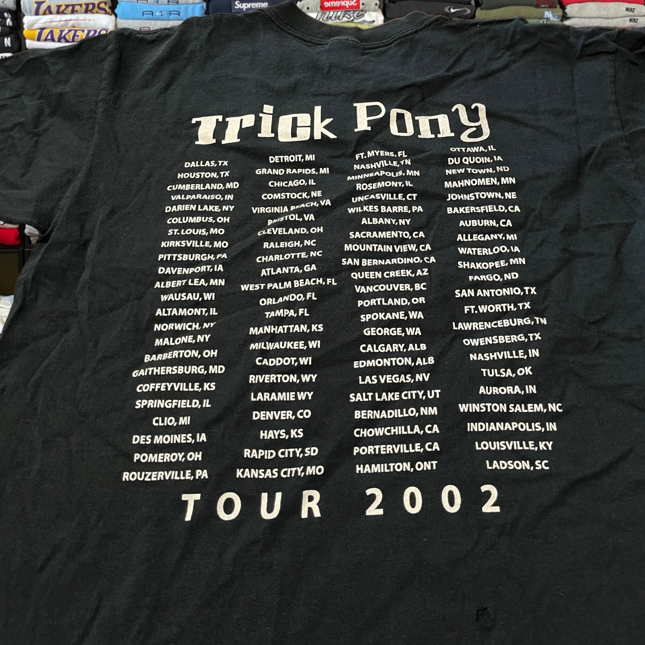 2002 trick pony country music band tee ( xlarge )