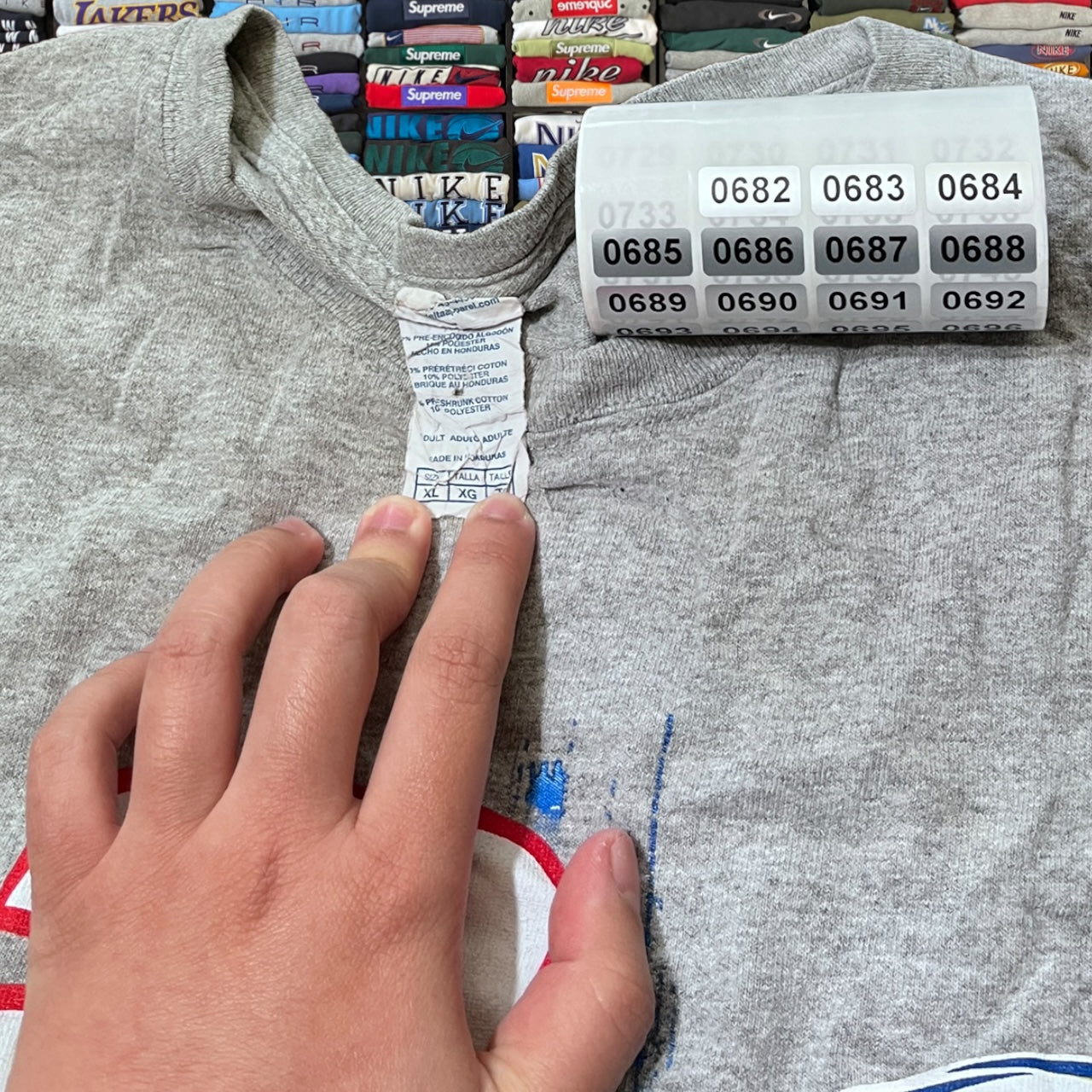 Vintage Y2K 2004 nascar graphic shirt