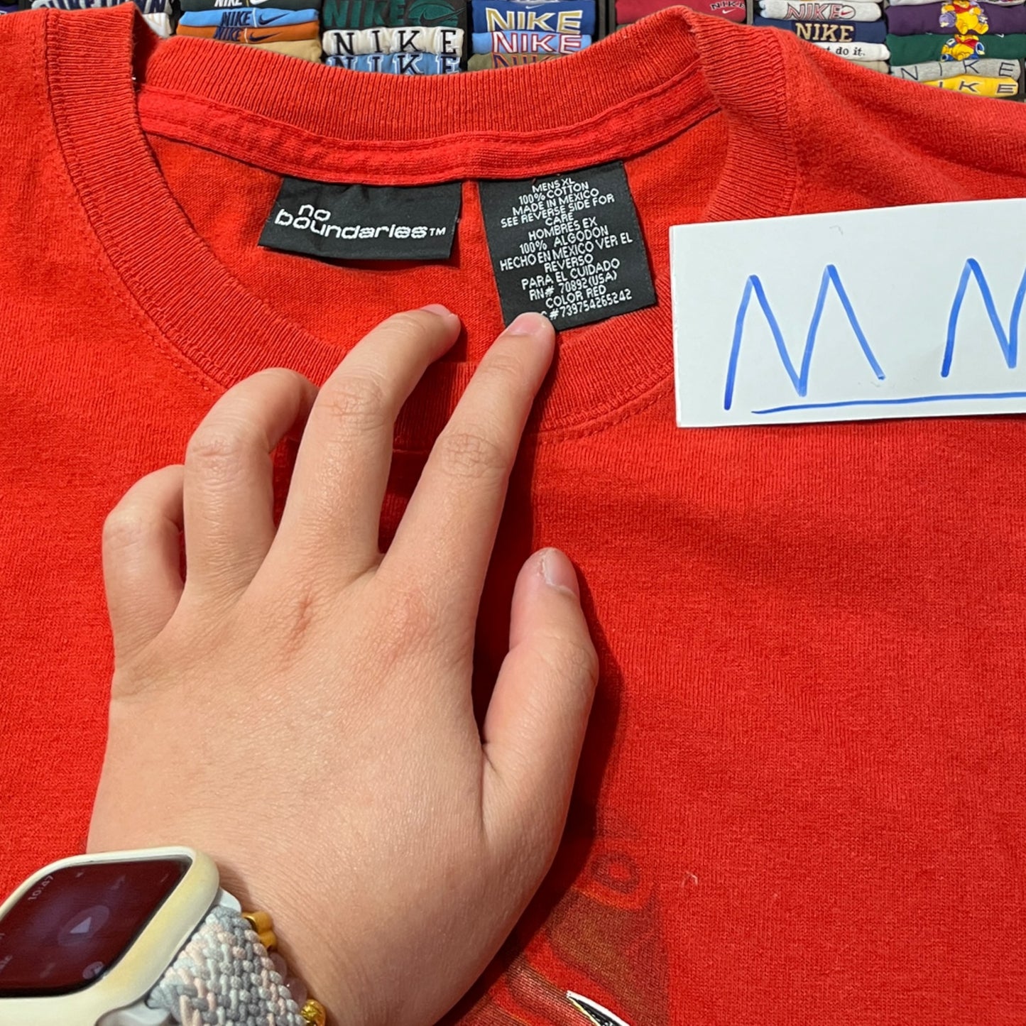 Y2K flame skater xtreme flame red shirt