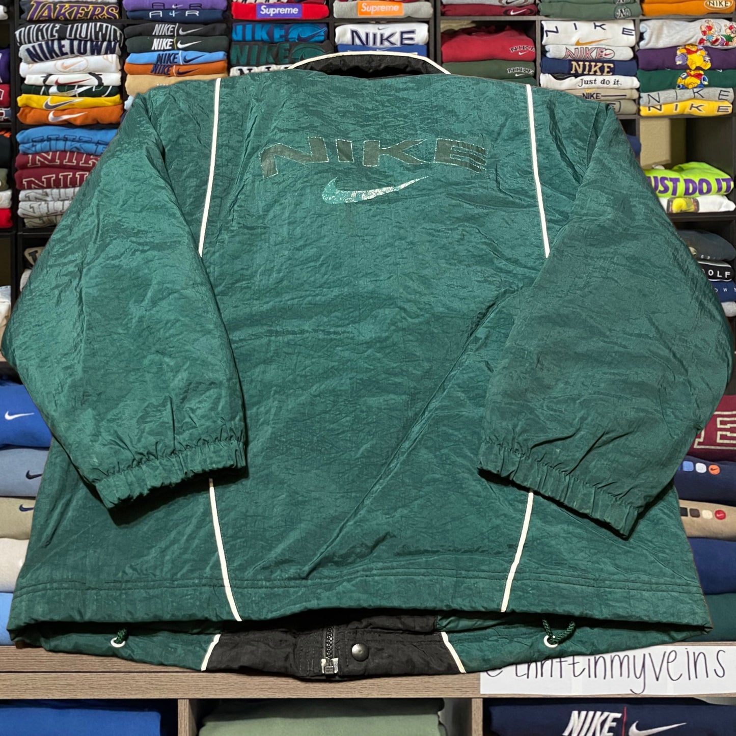vintage 90s nike puffer jacket
