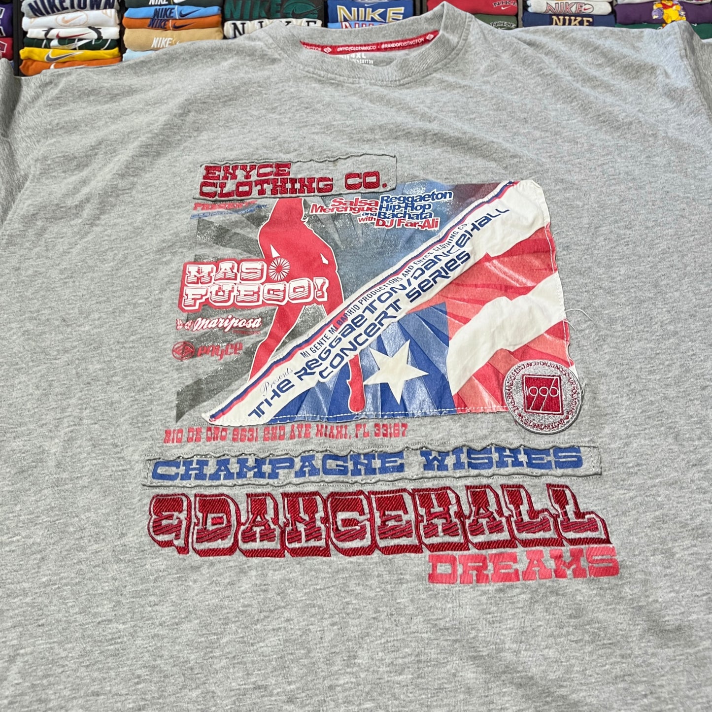 Y2K ENYCE skater grey shirt