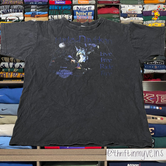 90s Harley Davison biker motorcycle shirt