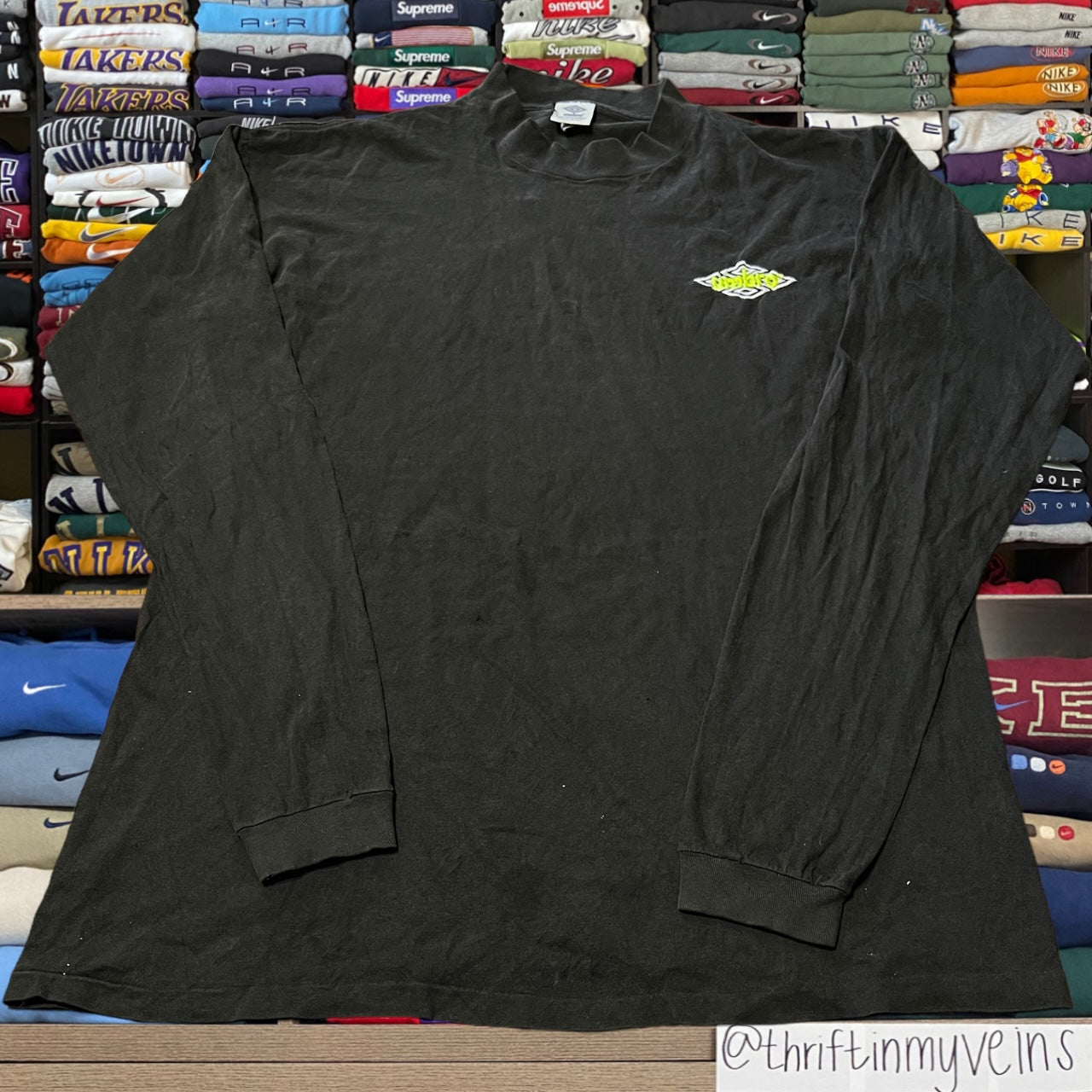 90s umbro long sleeve skater shirt