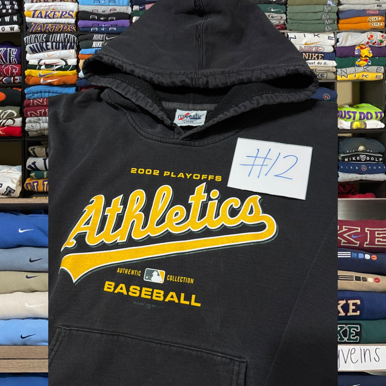 2002 Oakland athletics hoodie (large)
