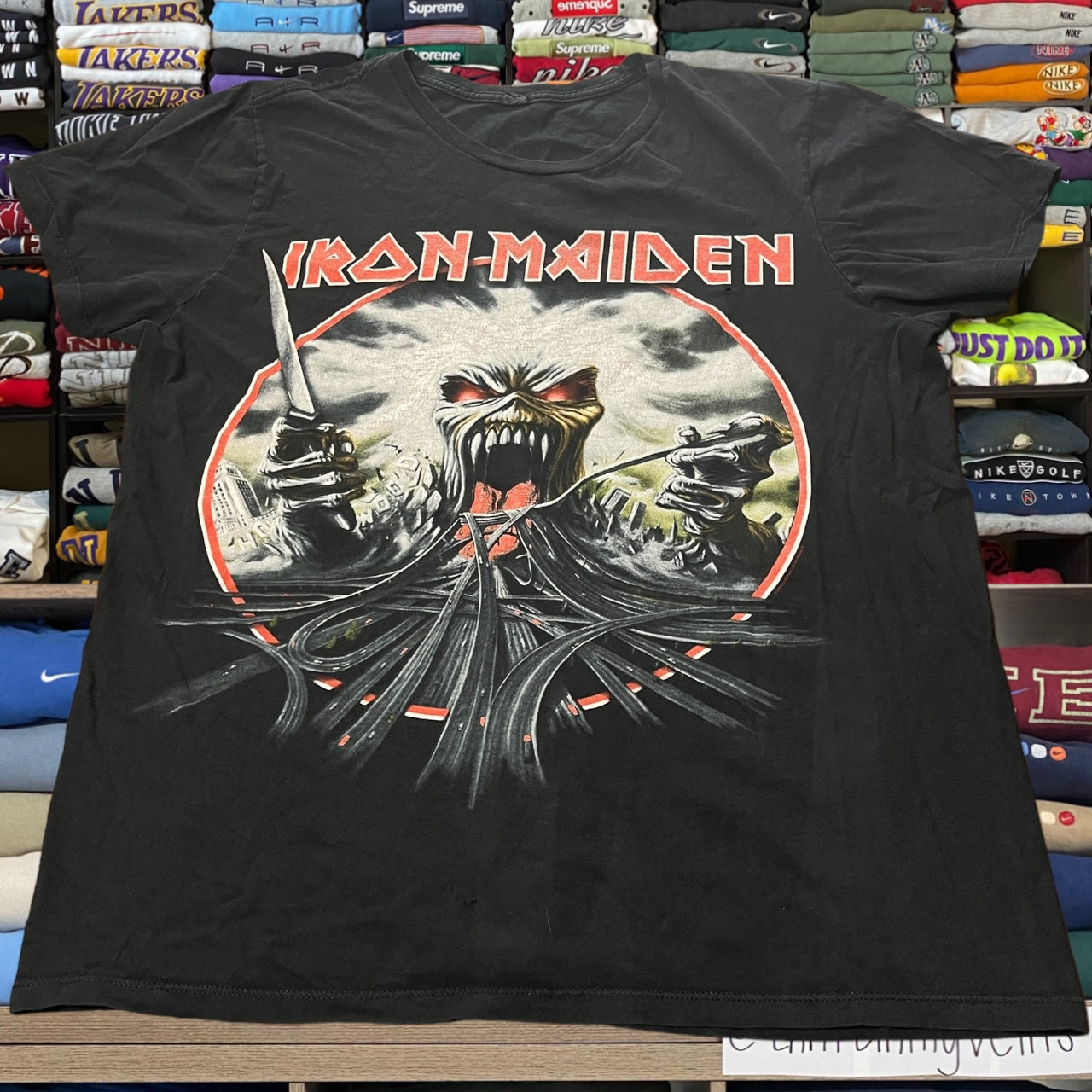 Vintage iron maiden shirt