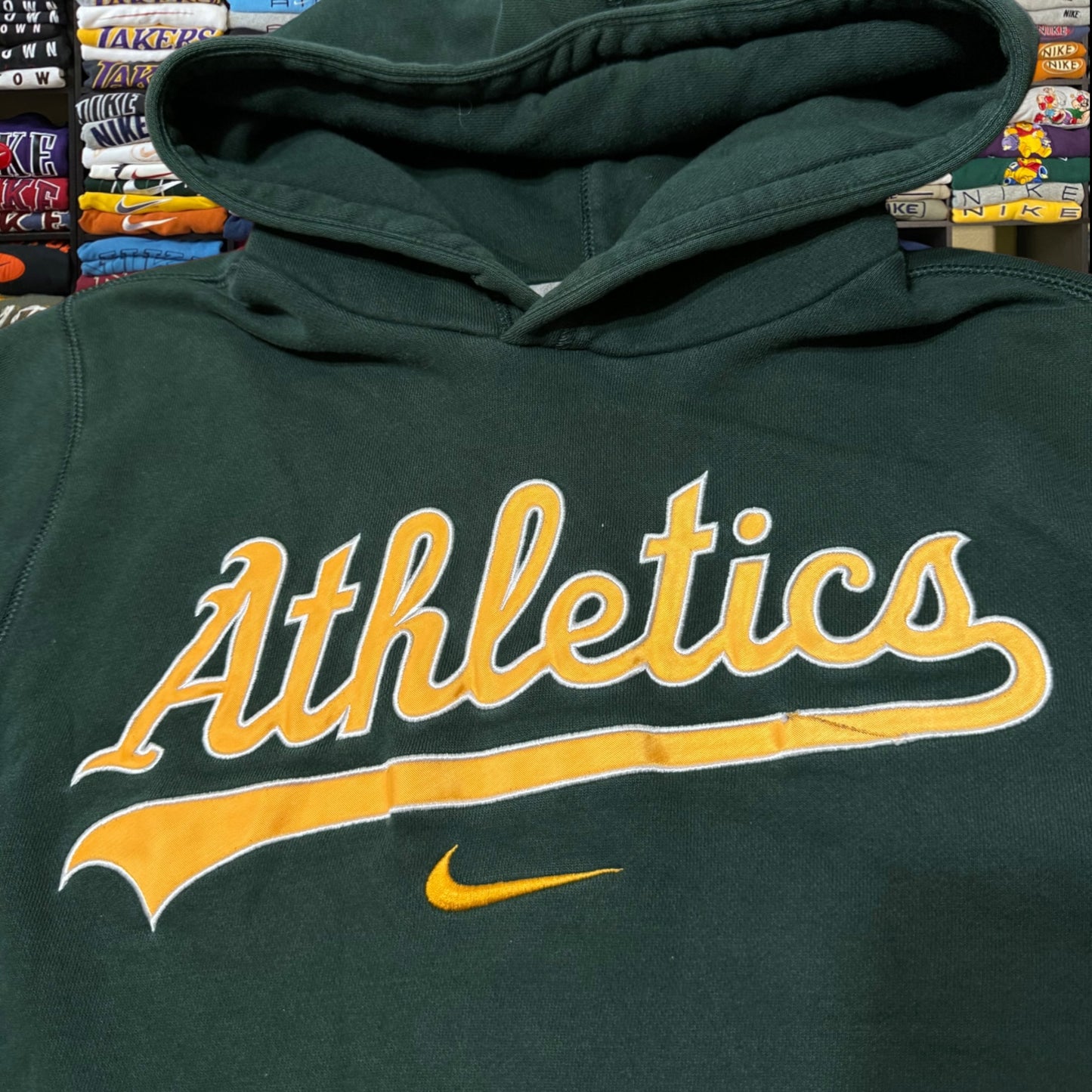 Y2K Oakland athletics mlb baseball hoodie