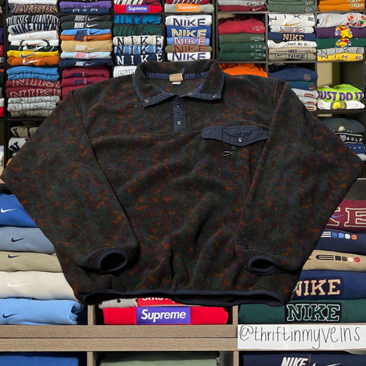 90s Aztec print fleece Patagonia style