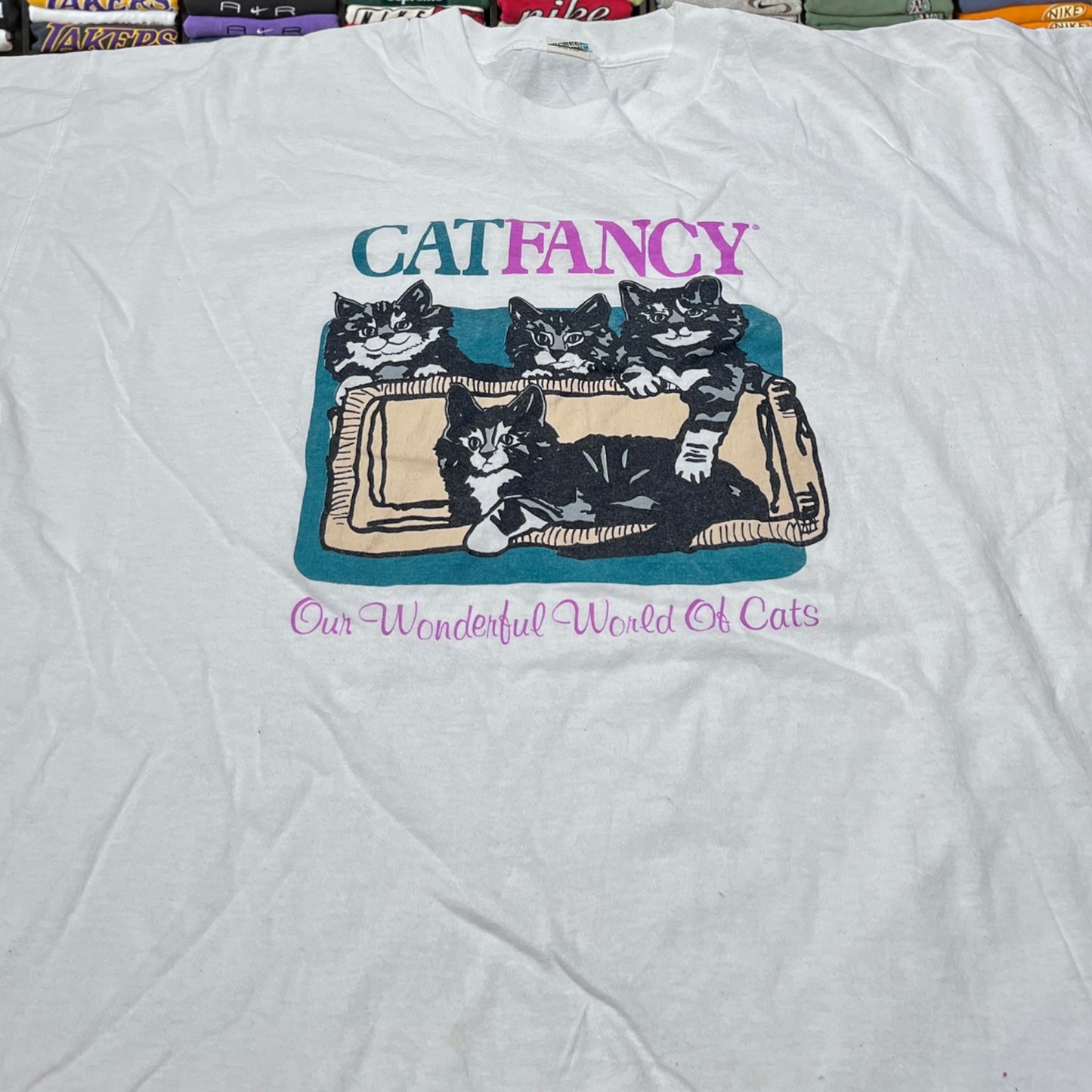 80s cat fancy shirt (xlarge)