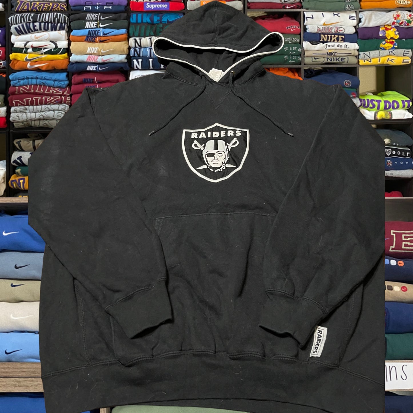 Vintage y2k oakland raiders hoodie