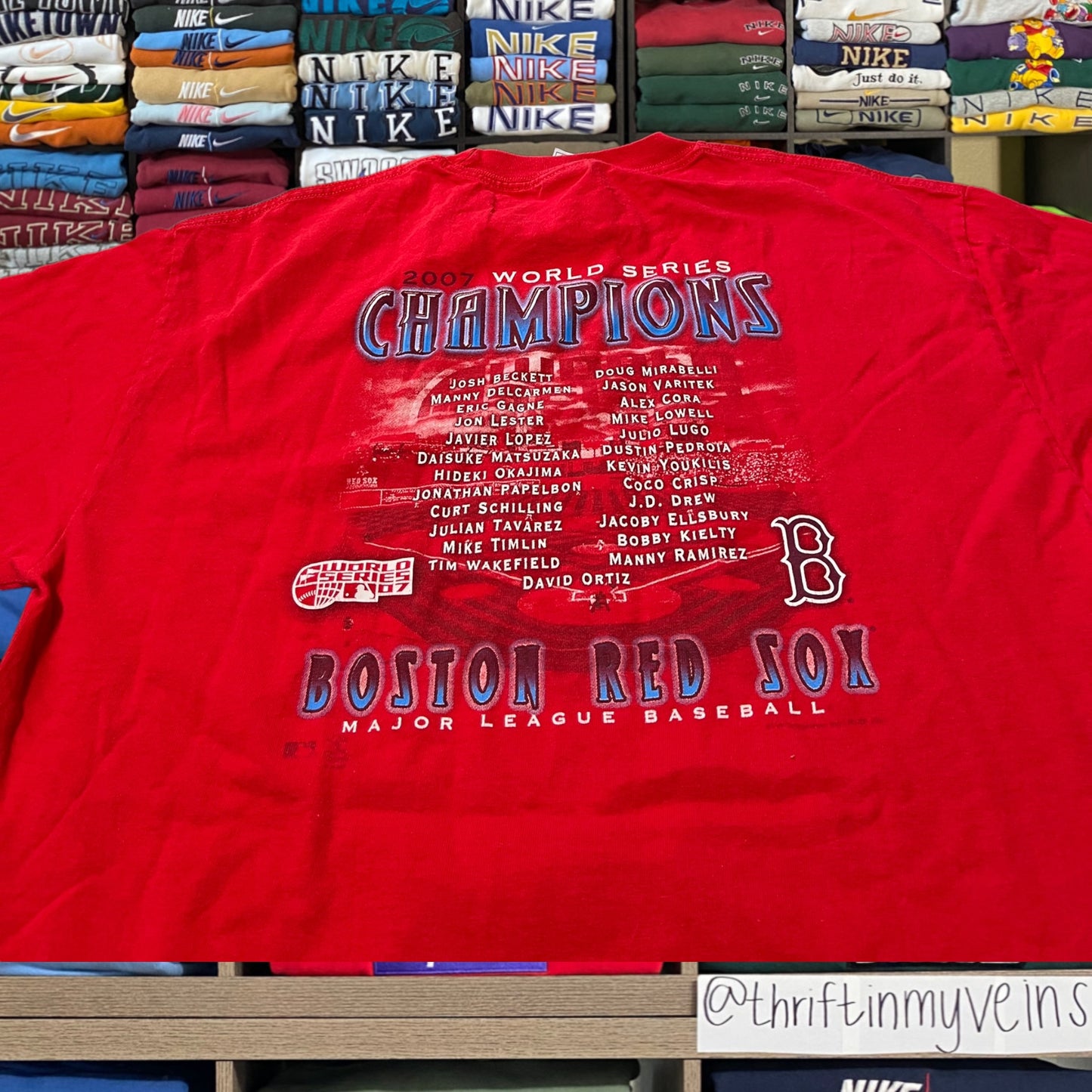 2007 boston red sox mlb baseball (large)