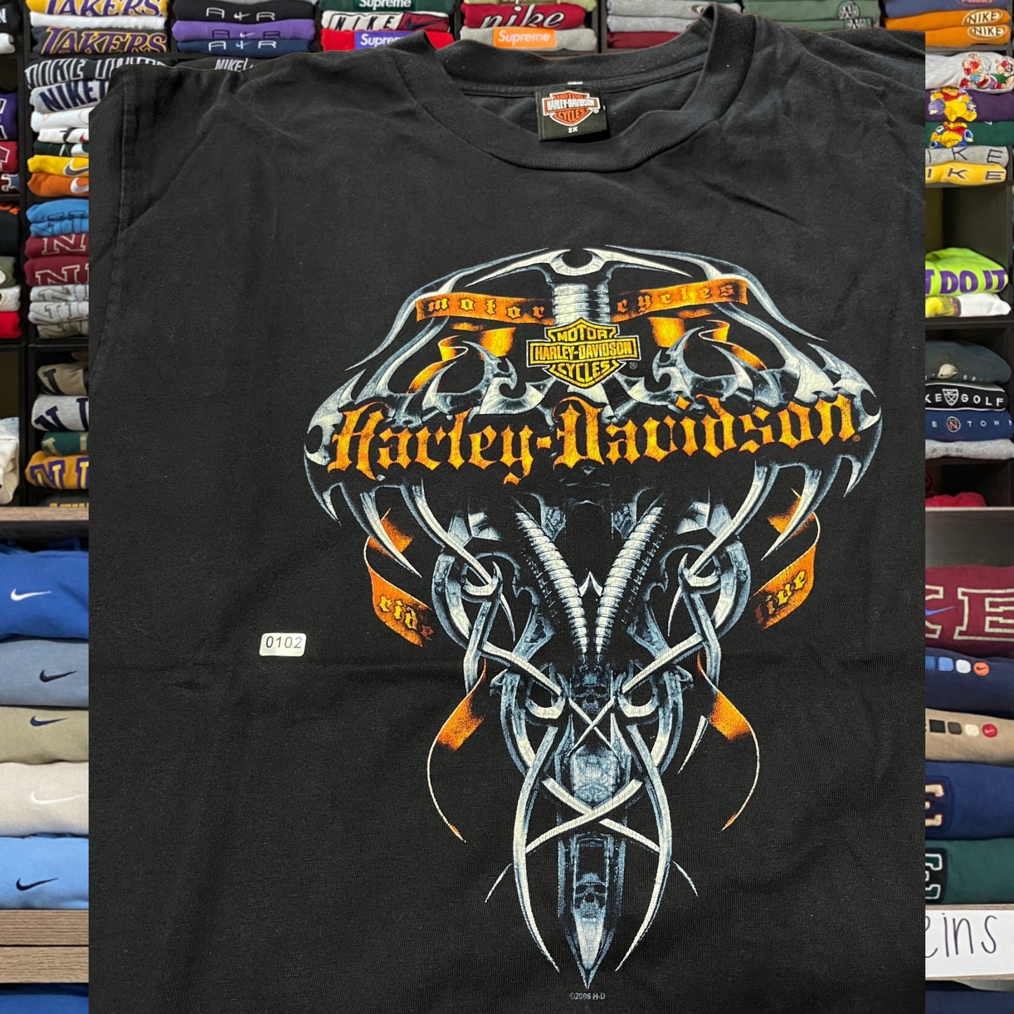 y2k 2005 harley davidson biker (xxlarge)