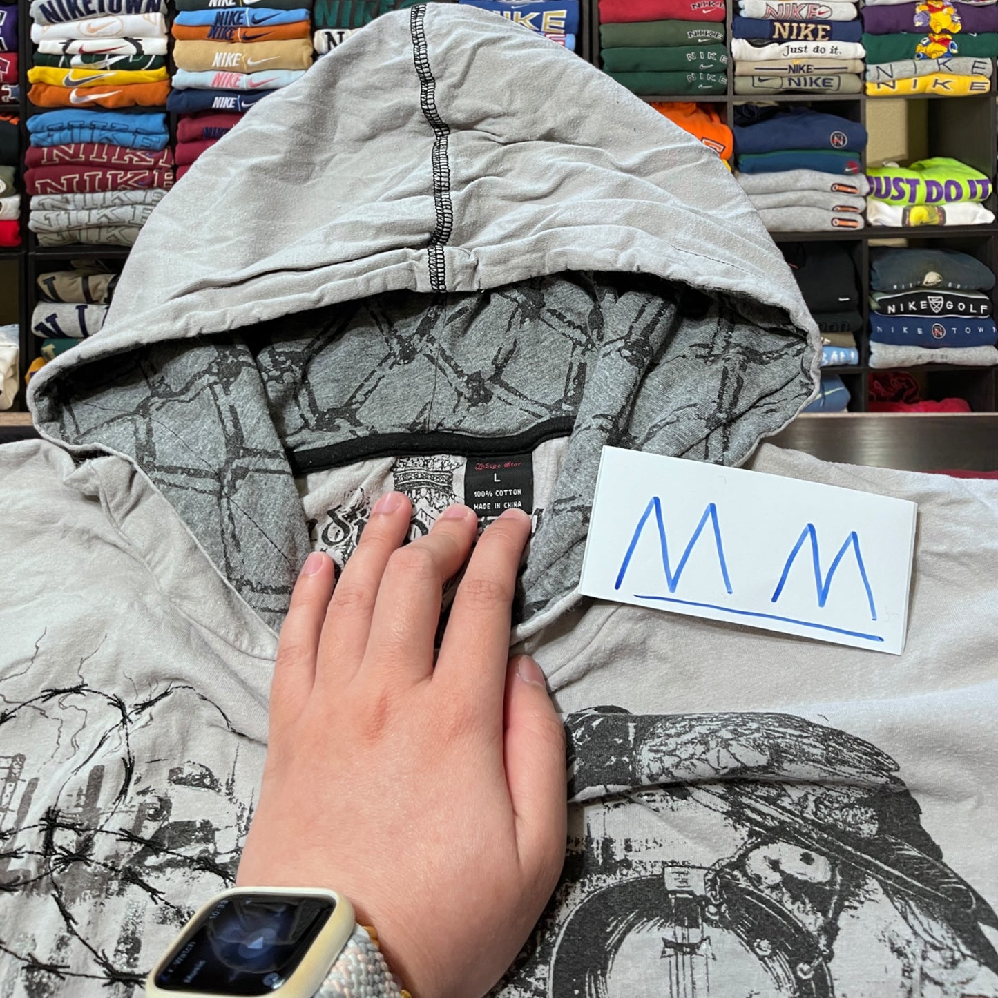 Y2K skater guitar hoodie grunge