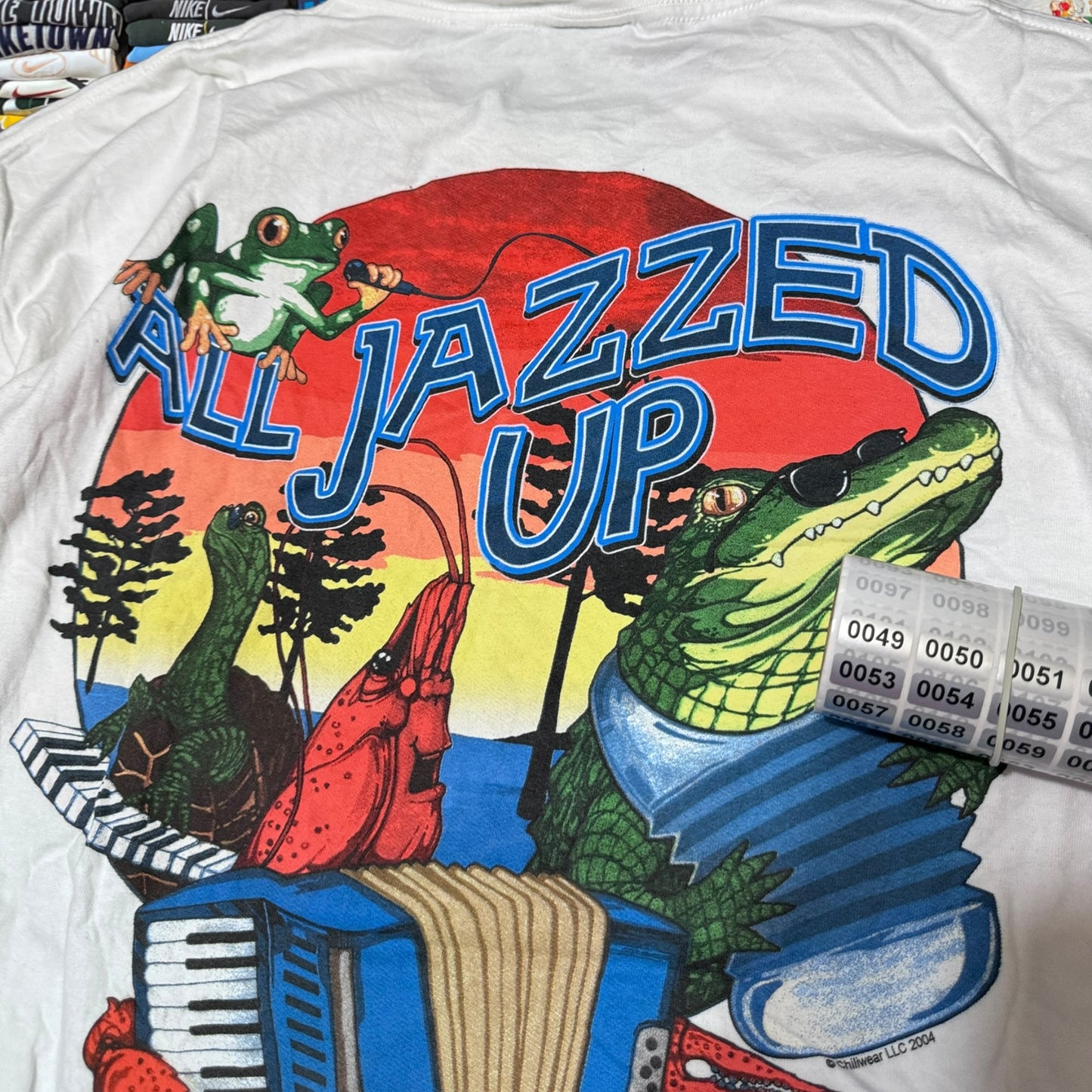 Y2K jazz alligator shirt