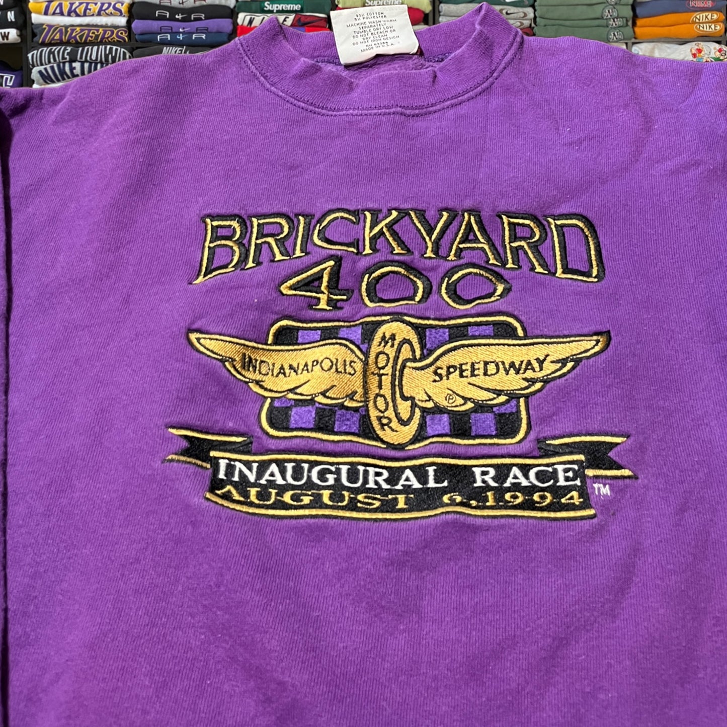 1994 brickyard 400 racing sweater ( large )