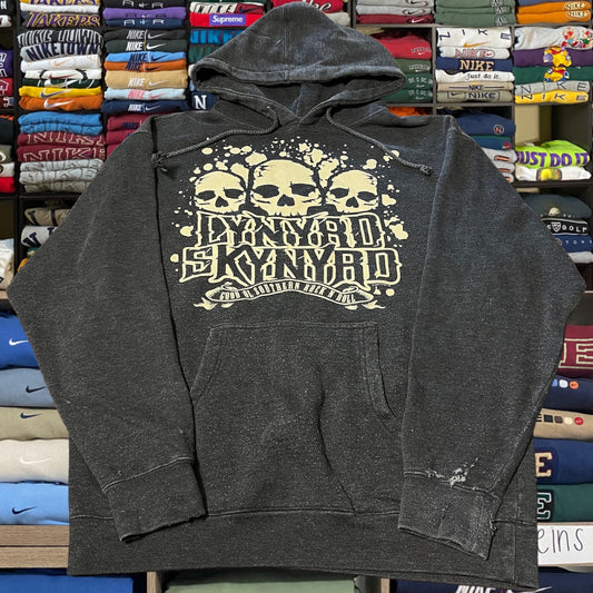 Lynyrd skynyrd skeleton skull hoodie