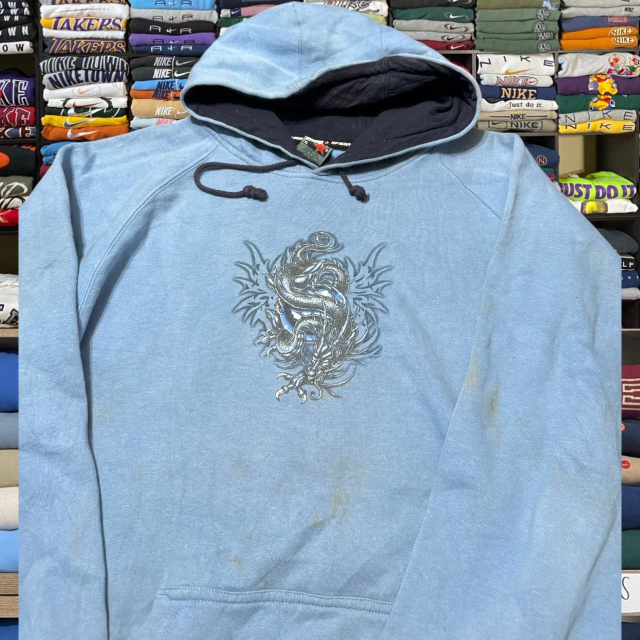 Y2K skater jnco style hoodie (xlarge)
