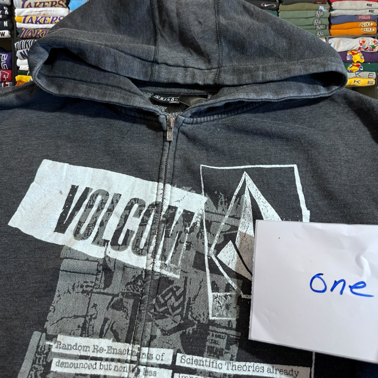 Y2K volcom skater hoodie