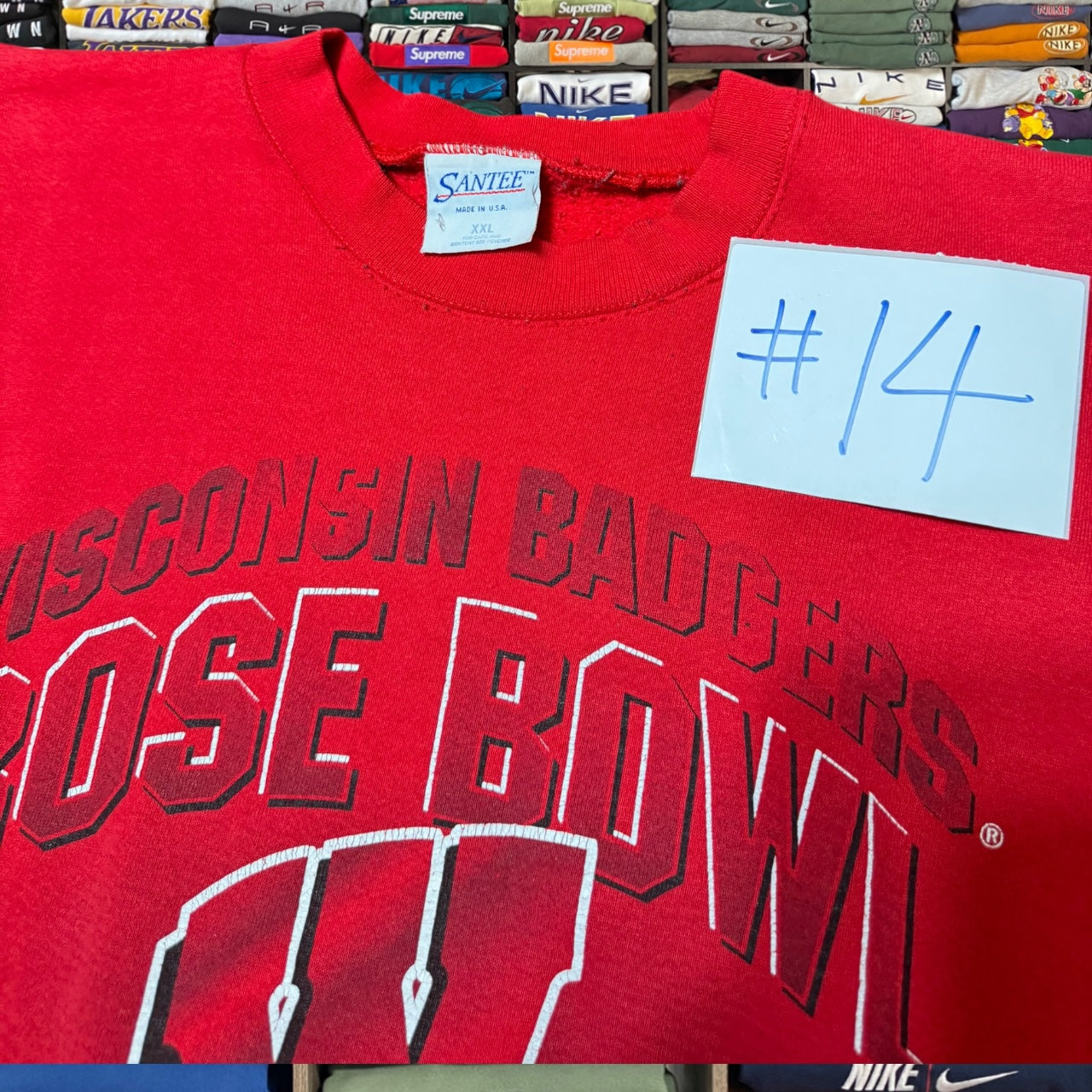 1999 wisconsin badgers sweater (xxlarge)