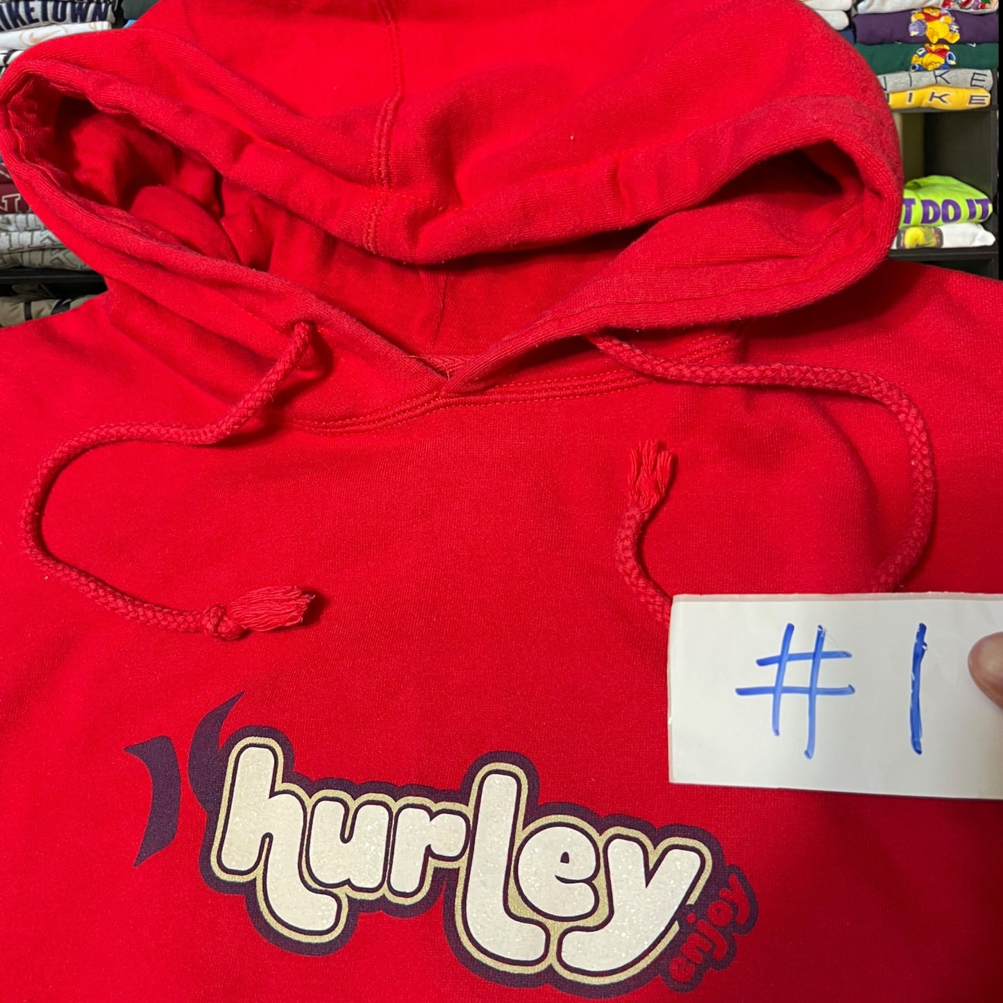 Y2K Hurley skater hoodie