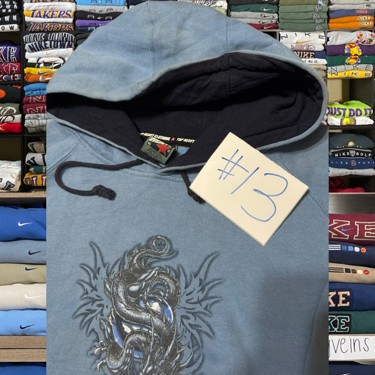 Y2K skater jnco style hoodie (xlarge)