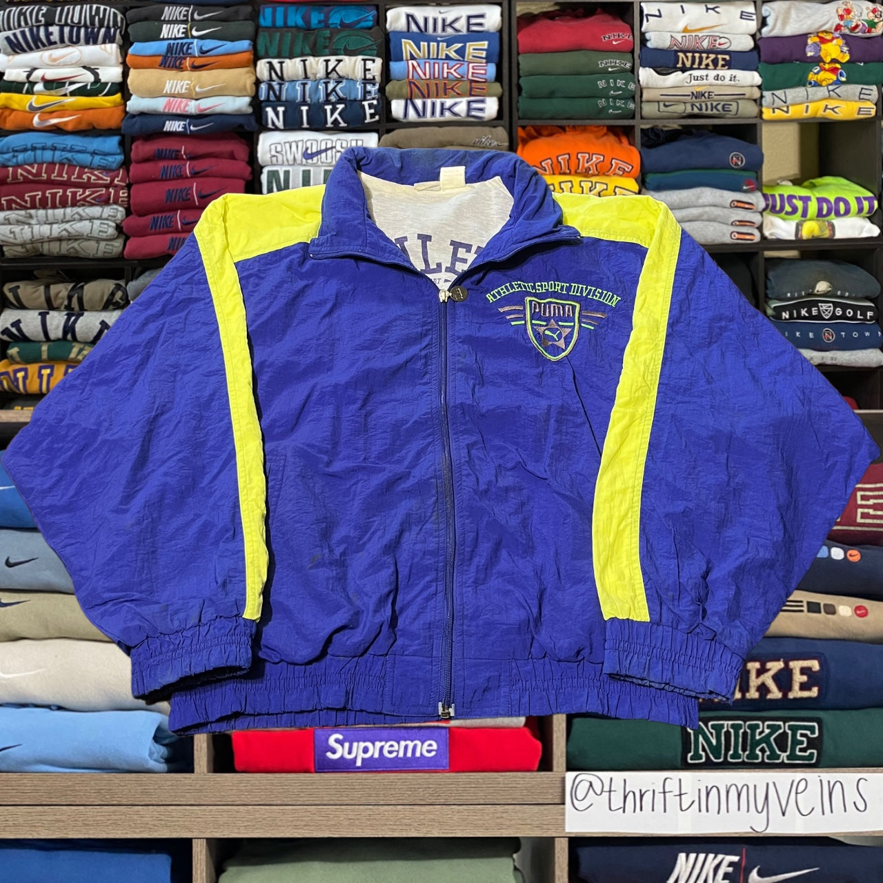 90s puma full zip jacket