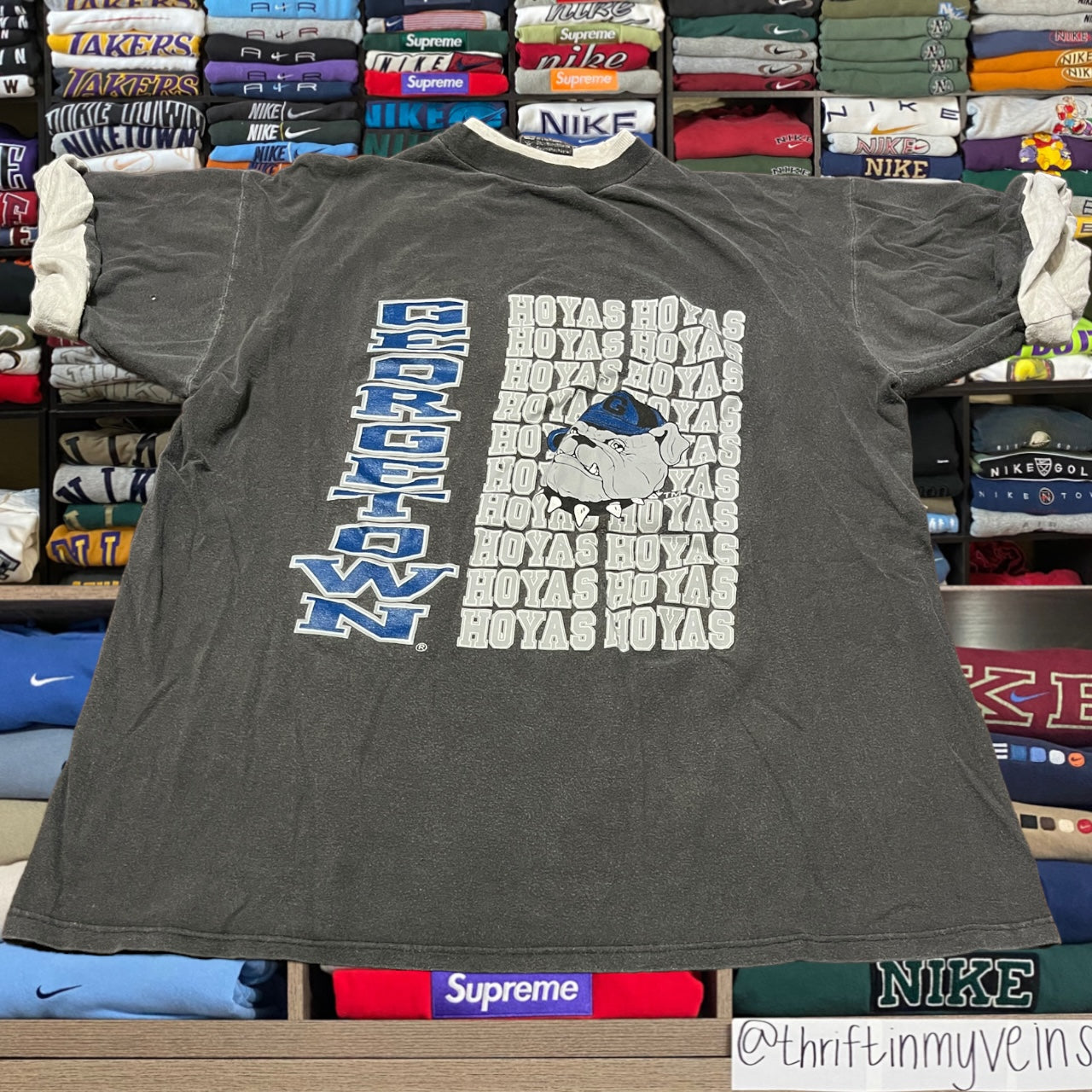 90s Georgetown university shirt