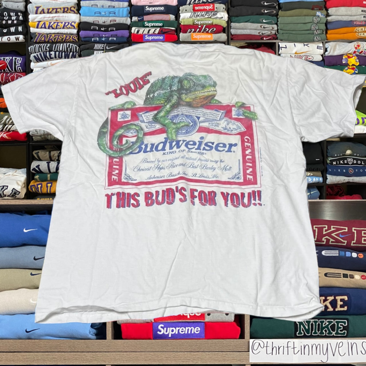 1999 budweiser beer shirt ( xlarge )