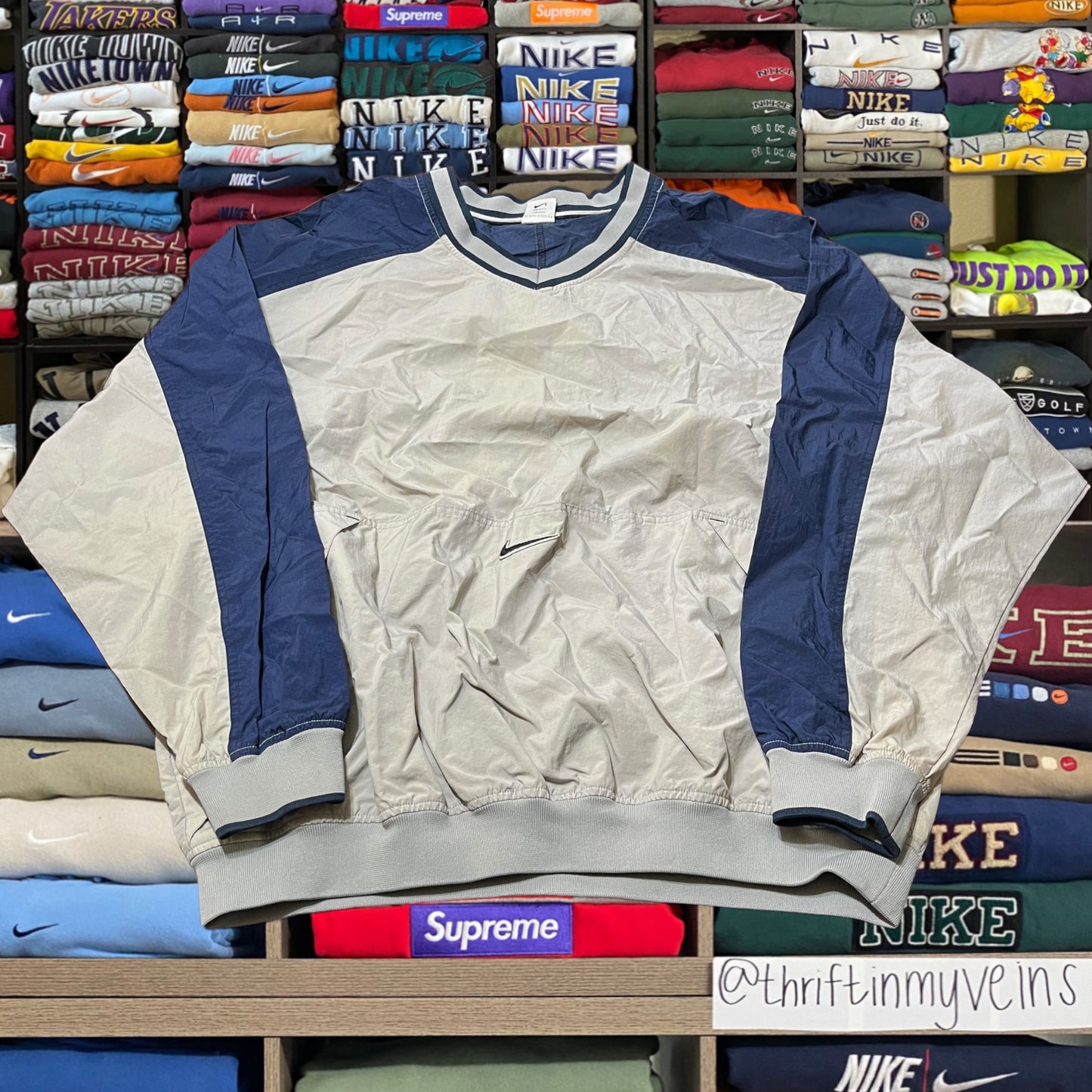 vinrage 90's nike windbreaker (xxlarge)