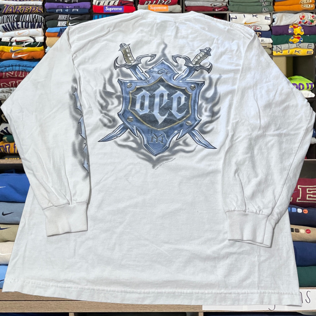 Y2K Orange County choppers biker shirt