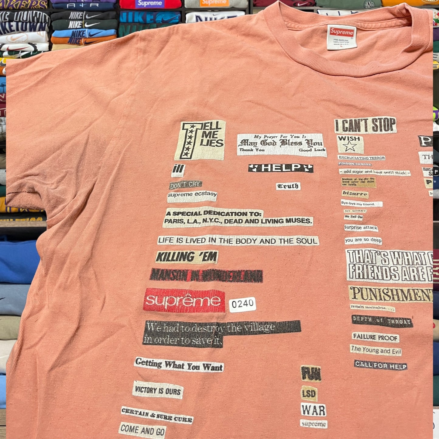 Y2k supreme shirt