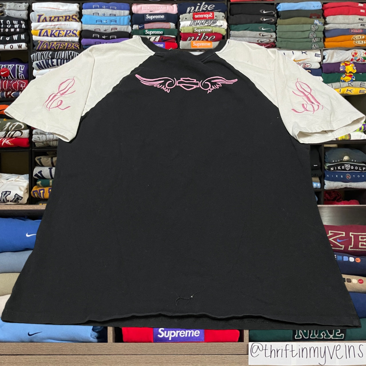 y2k harley davidson shirt (xl)