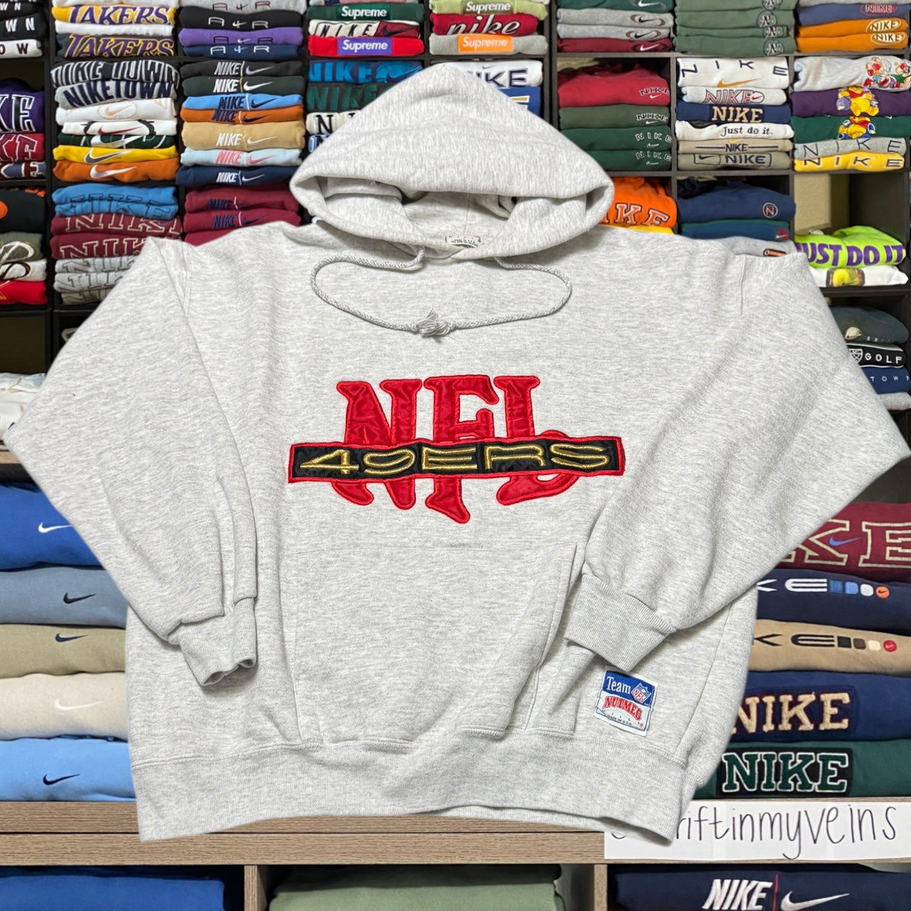 90s 49ers hoodie (Xlarge)