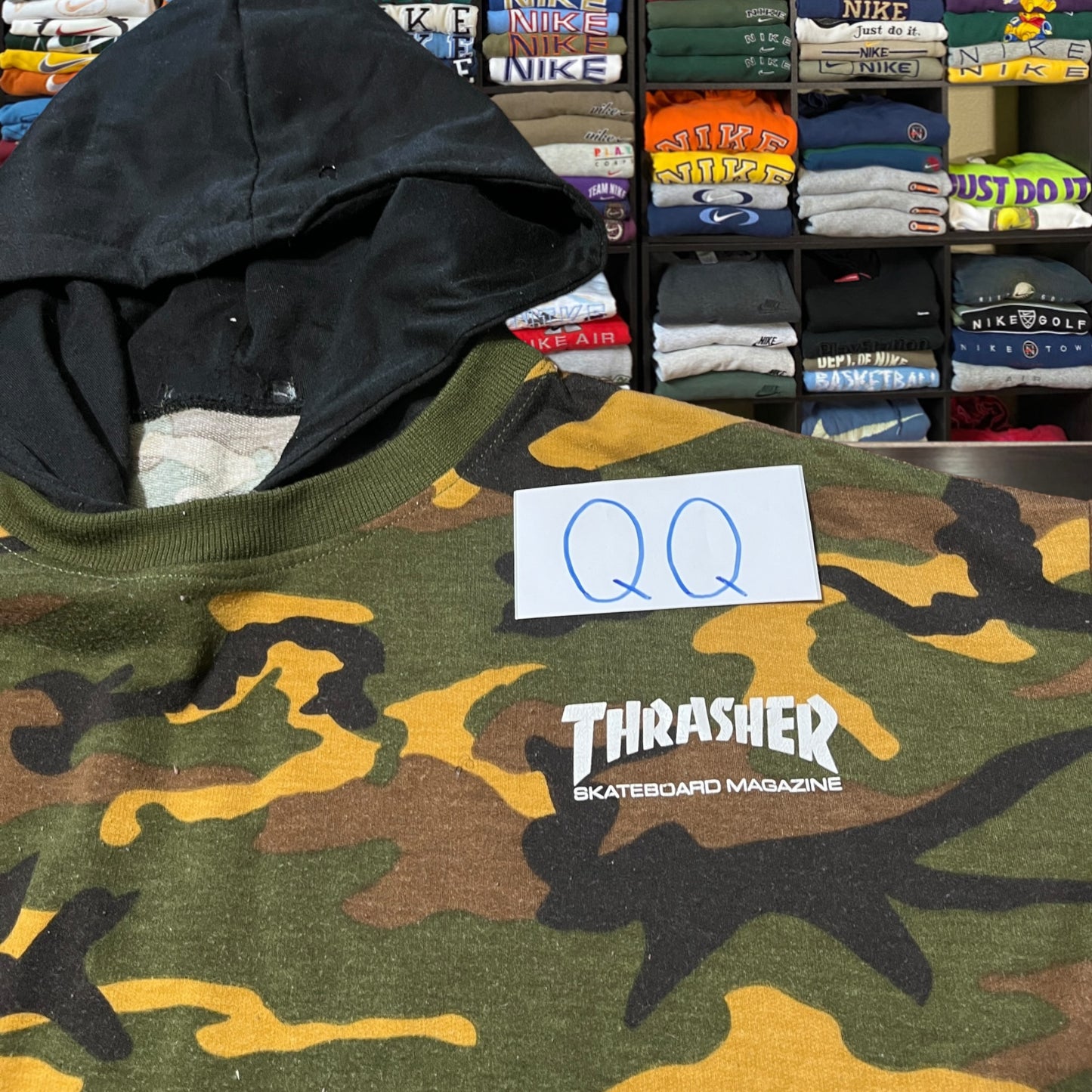 Thrasher camo hoodie