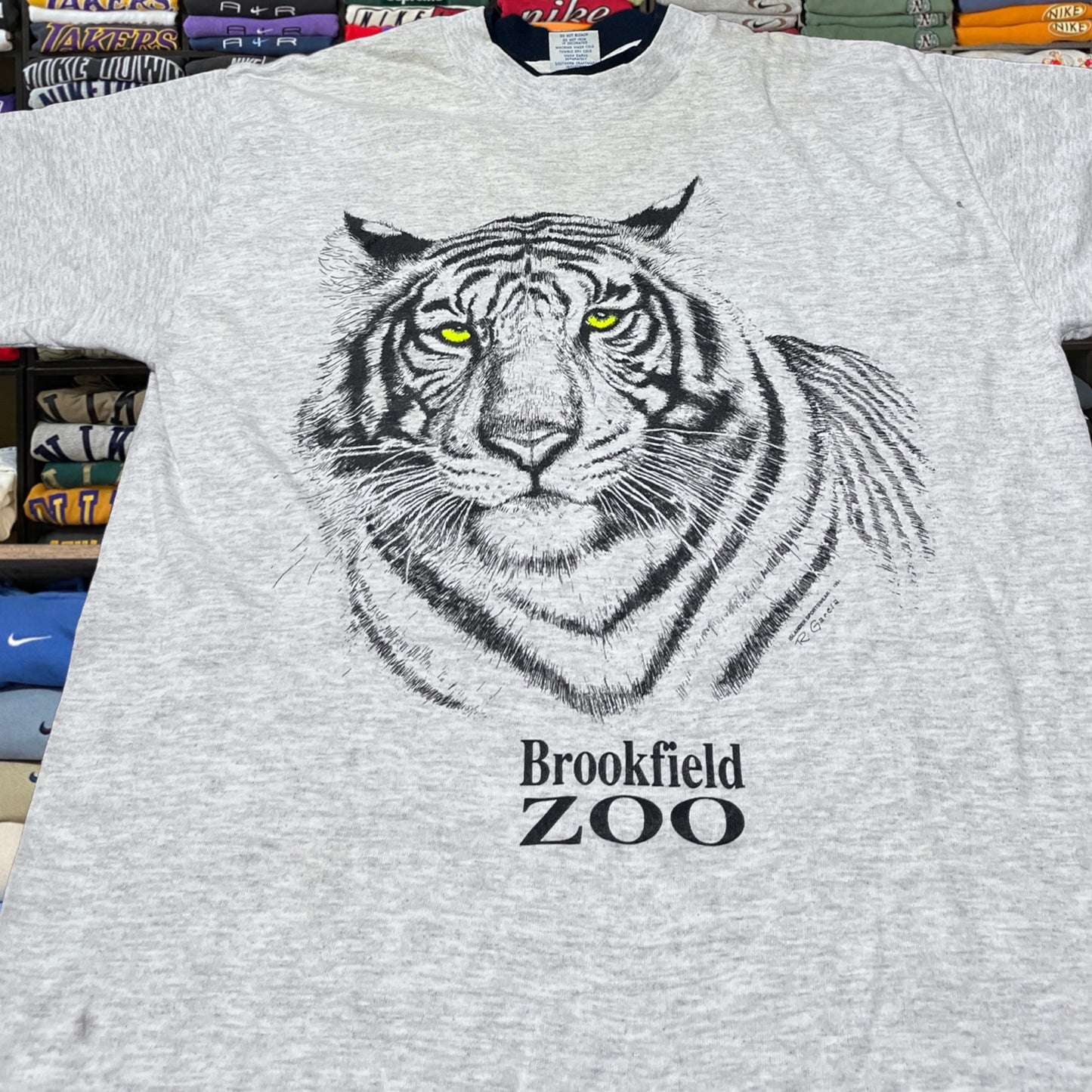 90s Brookfield tiger zoo shirt